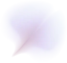 A light purple, irregularly shaped speech bubble with a gradient effect.